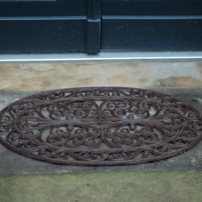 Felpudo de Hierro Fundido Ovalado